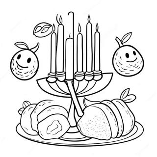 Shabbat Shalom Coloring Page 67622-55791