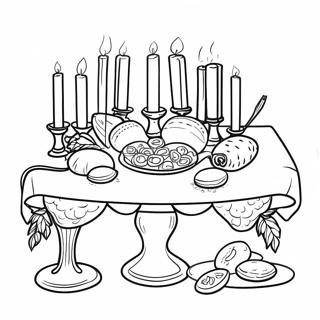 Shabbat Coloring Pages