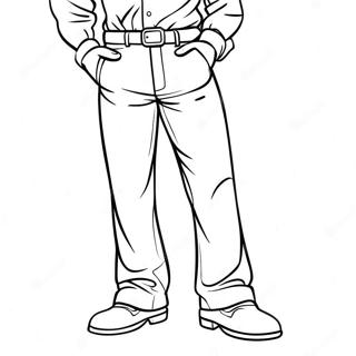 Pants Coloring Pages