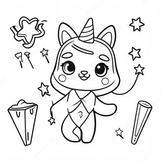 Cute Magic Mixies With Sparkling Wands Coloring Page 6765-5501