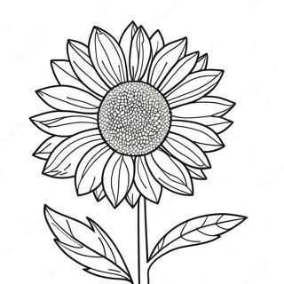 Stress Relief Sunflower Coloring Page 67672-55863