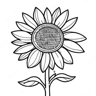 Stress Relief Sunflower Coloring Page 67672-55864