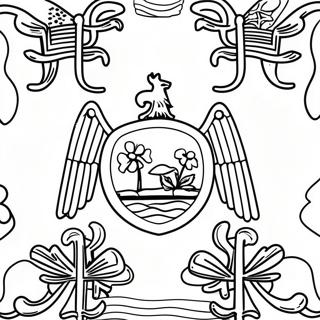 Maryland State Flag Coloring Page 67702-55847