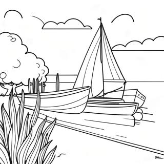 Chesapeake Bay Scenic Coloring Page 67703-55850