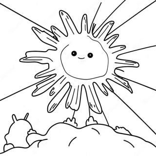 Exploding Meteor Coloring Page 67713-55857