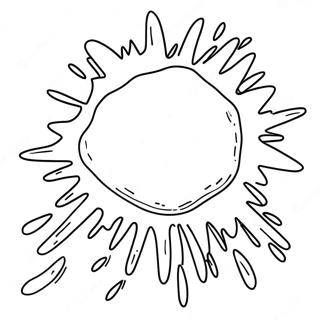 Exploding Meteor Coloring Page 67713-55858