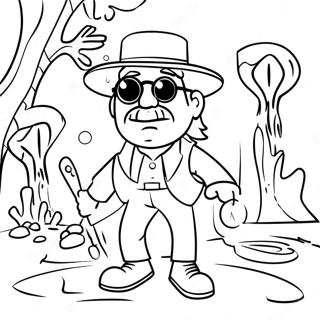 Milo Thatch Exploring Atlantis Coloring Page 67733-55887