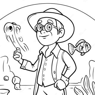 Milo Thatch Exploring Atlantis Coloring Page 67733-55888