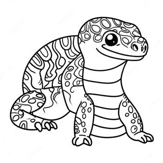 Gila Monster Coloring Page 67752-55880