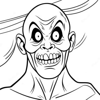 Scary Boogeyman In Shadows Coloring Page 67773-55918