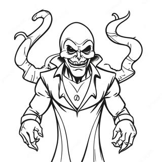 Scary Boogeyman In Shadows Coloring Page 67773-55920