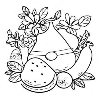 Festive Shana Tova Coloring Page 67783-55921