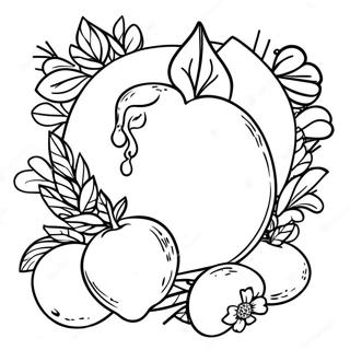 Festive Shana Tova Coloring Page 67783-55923