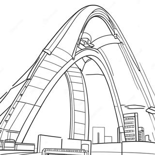 Historic St Louis Arch Coloring Page 67793-55928