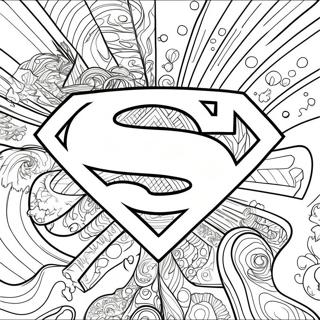 Superman Logos Coloring Pages