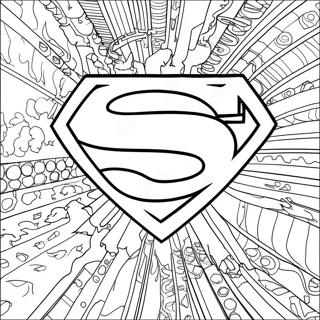 Superman Logo Coloring Page 67802-55930