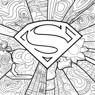 Superman Logo Coloring Page 67802-55931