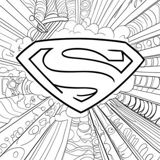 Superman Logo Coloring Page 67802-55932