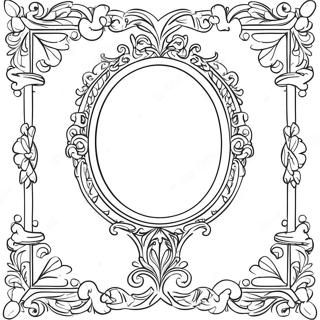 Decorative Mirror Coloring Page 67823-55953