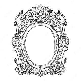 Decorative Mirror Coloring Page 67823-55955