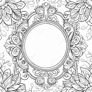 Decorative Mirror Coloring Page 67823-55956