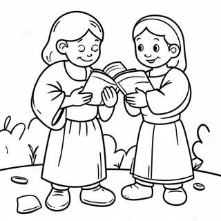 Children S Bible Stories Coloring Page 67833-55963