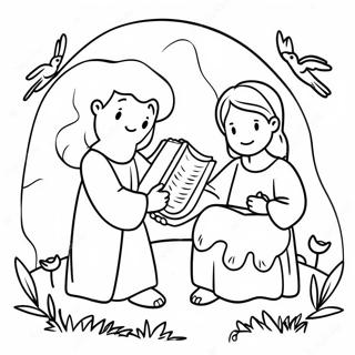 Children S Bible Stories Coloring Page 67833-55964