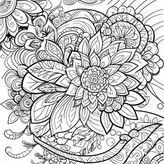 Relaxing 420 Mandala Coloring Page 67853-55976