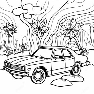 1970s Retro Coloring Page 67862-55980