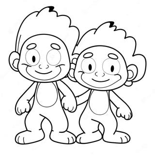 Thing 1 And Thing 2 Coloring Page 67872-56000