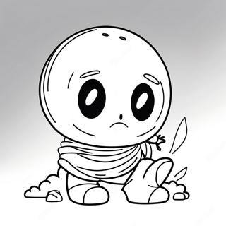 Dust Sans In Action Coloring Page 67923-56028