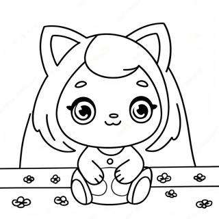 Kawaii Chan Coloring Page 67942-56040