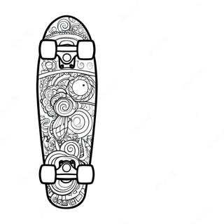 Skateboard Coloring Page 6794-5523