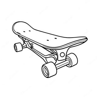 Skateboard Coloring Page 6794-5524