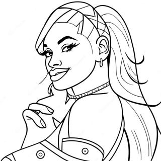 Megan Thee Stallion Coloring Page 67962-56058