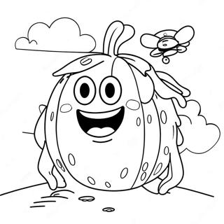 Cloudy With A Chance Of Meatballs 2 Coloring Page 67982-56091