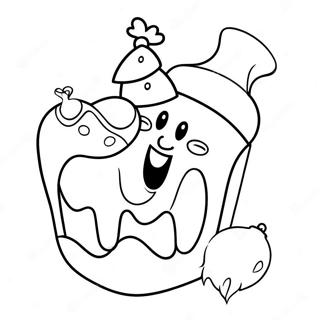 Christmas Dental Coloring Page 68002-56074