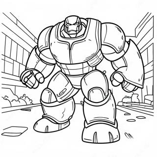 Hulkbuster In Battle Coloring Page 68013-56101