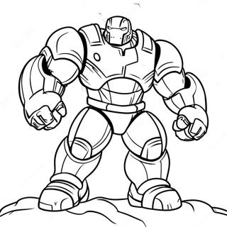 Hulkbuster In Battle Coloring Page 68013-56103