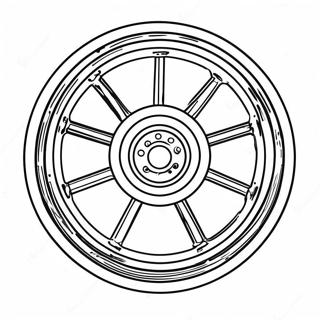 Wheel Coloring Page 68022-56134