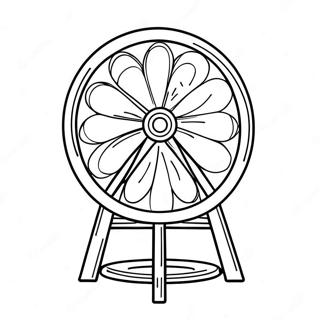 Colorful Spinning Wheel Coloring Page 68023-56144