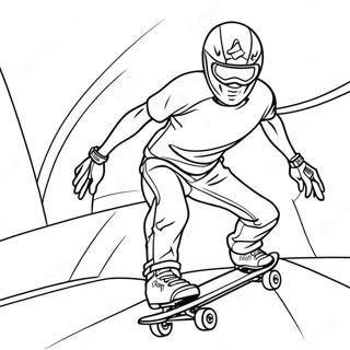 Sk8 The Infinity Coloring Pages