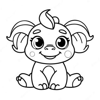 Baby Bop Coloring Page 68072-56158