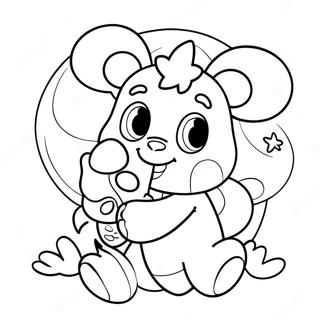 Baby Bop Coloring Pages