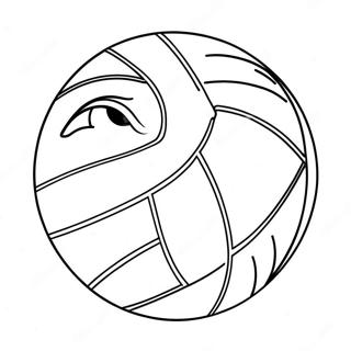 Adorable Volleyball Inspiration Coloring Page 68113-56171