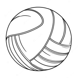 Adorable Volleyball Inspiration Coloring Page 68113-56172