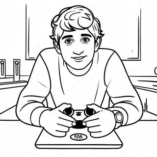 Faze Rug With Gaming Controller Coloring Page 68123-56190