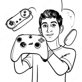 Faze Rug With Gaming Controller Coloring Page 68123-56192