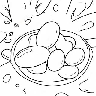 Jelly Beans Coloring Page 68142-56210