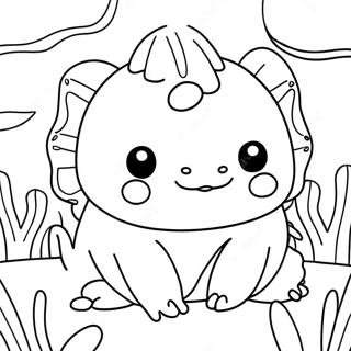 Squishmallow Axolotl Coloring Pages